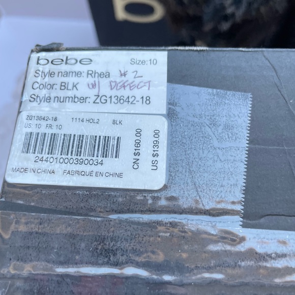 🛑SOLD!🛑Defective! Final Sale!! NIB Bebe RHEA Puffy Fur Boots PRICE FIRM!! - Picture 10 of 16